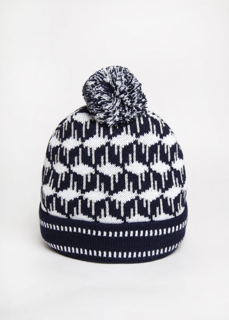 bobble hat with 2 bobbles