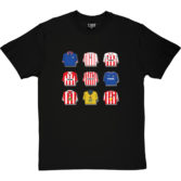 Sunderland Shirt History T-Shirt - Image 2