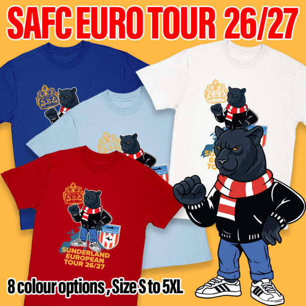 Sunderland European Tour T-Shirt