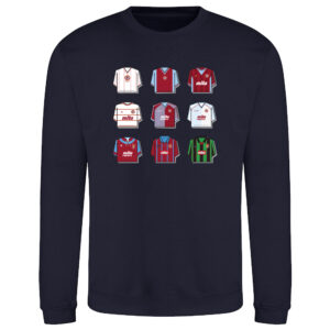 Aston Villa Shirt History Sweatshirt