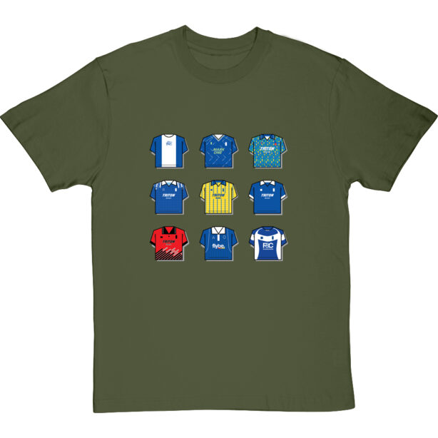 Birmingham City Shirt History T-Shirt - Image 3
