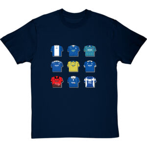 Birmingham City Shirt History T-Shirt