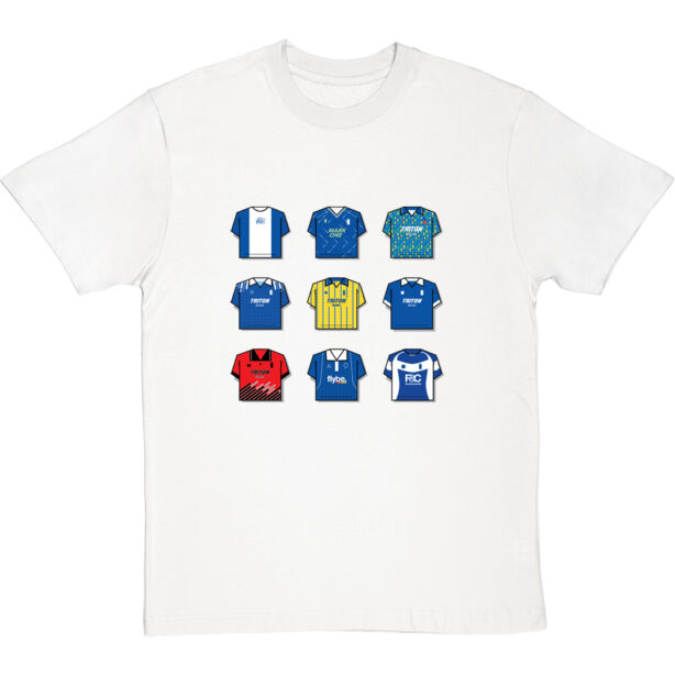 Birmingham City Shirt History T-Shirt - Image 7