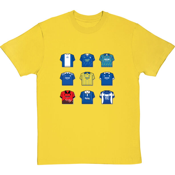 Birmingham City Shirt History T-Shirt - Image 8