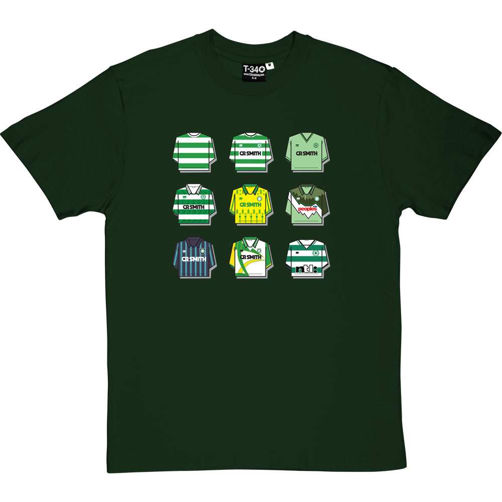 ritme Moet Umeki Celtic Shirt History T-Shirt - Football Bobbles